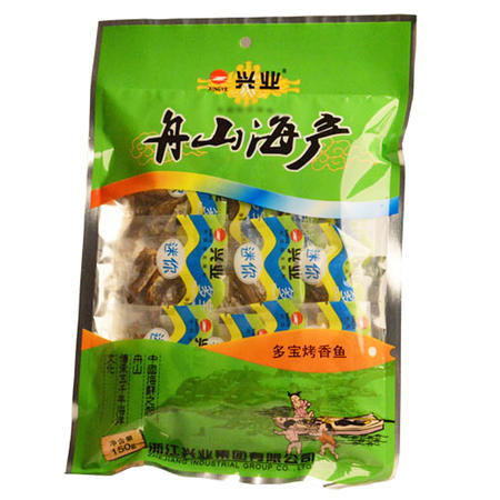 【浙江特产】舟山特产 兴业海鲜 迷你多宝烤香鱼 150g