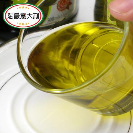 【淘最意大利】甘蒂 百分百特级初榨进口橄榄油500ml 意大利产 低脂减肥美容美体图片