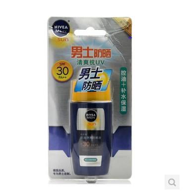 妮维雅男士控油净爽防晒液SPF30PA++  50g图片