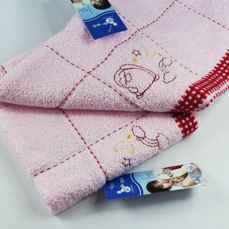 洁玉趣味刺绣毛巾JY-8048F纯棉吸水图片