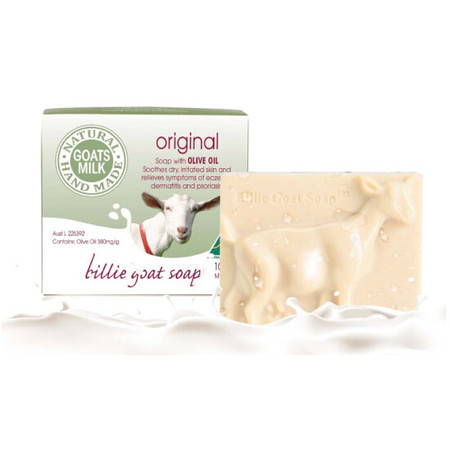 Billie Goat Soap with Olive 比利山羊奶原味手工皂 100g X 5图片