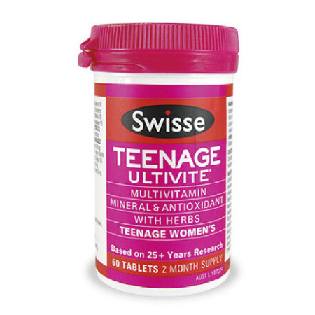 Swisse Womens Teenage Ultivite 女士复合维生素（青少年） 60粒 X 3