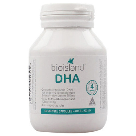 Bio Island DHA 海藻油DHA 60粒 X 4