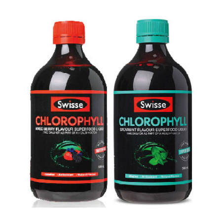 Swisse Chlorophyll Liqiud 叶绿素梅子味 500ml X 2图片