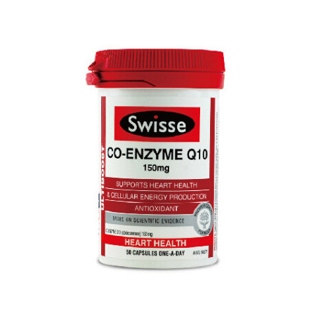 Swisse CO Enzyme Q10 辅酶Q10心脏宝150mg 50粒 X 3图片