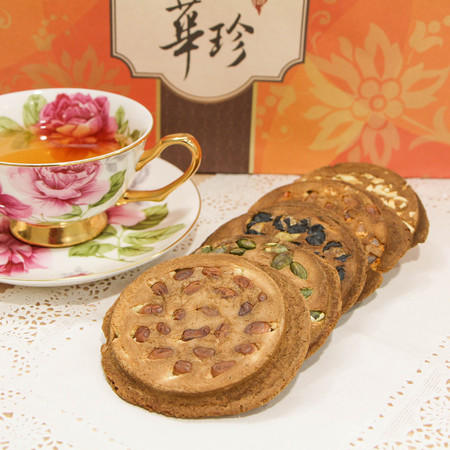 【国内发货】台湾名品 华珍手烧煎饼礼盒图片