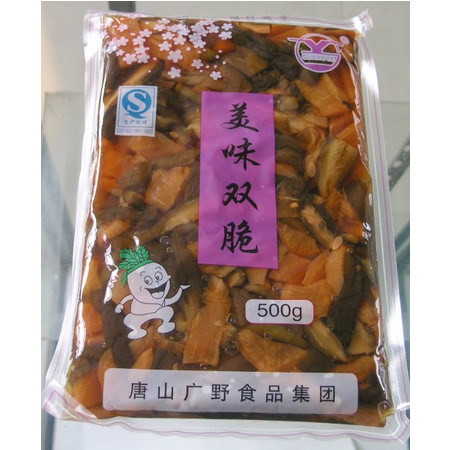 【河北特产】广野美味双脆酱腌菜500g×20袋