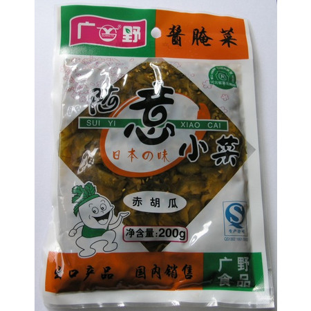 【河北特产】广野爽口胡瓜200g×30图片