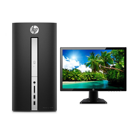  惠普（HP）570系列 台式电脑 单主机 570-p030cn+ 19.5英寸显示器