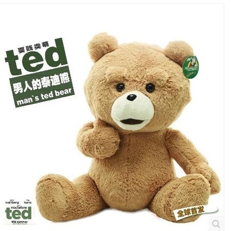 ILOOP美国正版电影泰迪熊 正品ted熊 贱熊毛绒玩具生日礼物公仔抱抱熊40cm图片