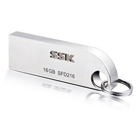 SSK飚王 大拇哥 16G-U盘 SFD216 USB2.0 金属防水优盘 钥匙扣u盘图片