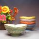 【景邮陶瓷】时尚日式和风餐具 陶瓷饭碗 五色碗 五彩碗筷 异形贝形碗