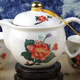 【景邮陶瓷】景德镇精美陶瓷茶具 7头双层防烫茶具套装 手绘 手雕玉兰