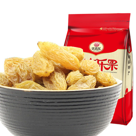 【新疆特产】佳嘉乐 新疆特产 吐鲁番葡萄干树上黄230g*2