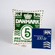 特别装 波浪线百年纪念和1个设计师手工制作珍藏家装靠枕  绿色  配 5丹麦便士邮票