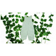 婴儿棉连身裤总有机棉 手工制作的丹麦 自然的色彩以白色为主有绿色和灰色