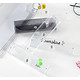 17AF便携近视眼镜塑料收纳盒批发A709创意可爱卡通动物透明眼镜盒