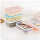 37AF长方形食品冷藏收纳储物盒批发A724厨房家用密封塑料保鲜盒