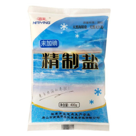 海莹天然海精无碘盐400g