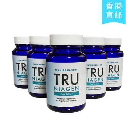 【香港直邮】TRU NIAGEN™ 诺加因子胶囊60粒*6瓶 每天2粒250毫克增强体能延缓衰老图片