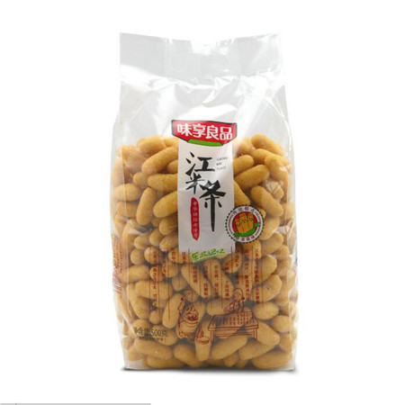 包邮味享良品江米条纯糯米条 500g*2袋装糯米棒京果零食