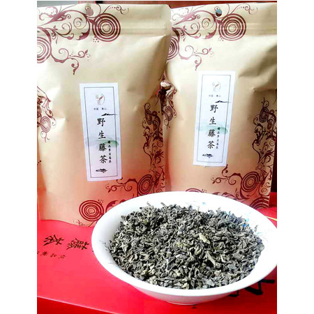 【衡东馆】浓香型颗粒状藤茶.简易牛皮纸袋250g/盒南岳养生特产