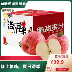  西域美农  陕西延安洛川红富士苹果4.5斤