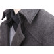 萨托尼专柜正品 男士 商务休闲加厚羊毛大衣 灰色 02056014