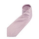 萨托尼专柜正品 男士商务休闲 蚕丝领带 粉色格子 14103079