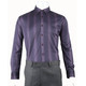 萨托尼 sartore 男士 商务 休闲 长袖衬衫 紫色 10159079