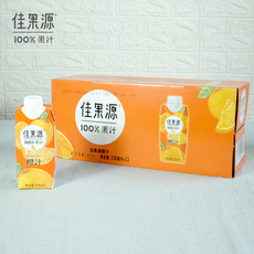  佳果源  100% 橙汁 330ml*12瓶/箱