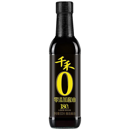 千禾 零添加酱油180天500ml*1