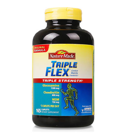 【海外购】【包邮包税】美国Nature Made Triple Flex 维骨力165粒 三倍关节宝