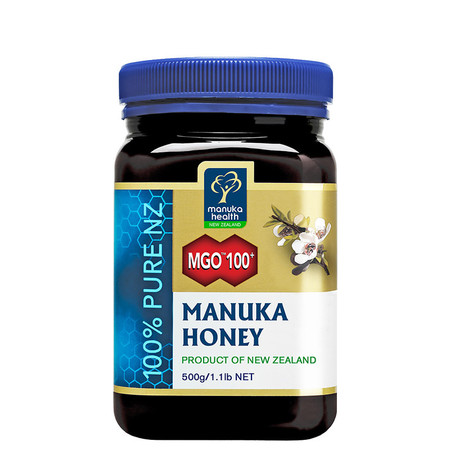 【海外购】【包邮包税】新西兰蜜纽康（Manuka Health）蜂蜜MGO100+麦卢卡蜂蜜500g图片