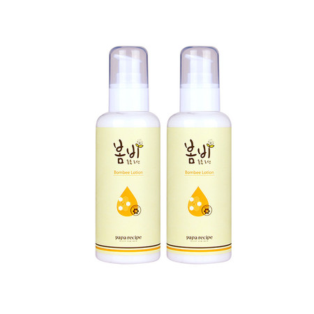 【海外购】【包邮包税】韩国Papa recipe爸爸的礼物 春雨蜂蜜保湿乳液 150ml*2瓶