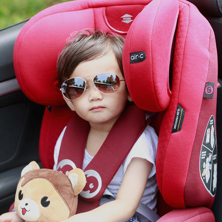 路途乐汽车儿童安全座椅9月-12岁 ISOFIX接口 路路熊Air C 3C认证