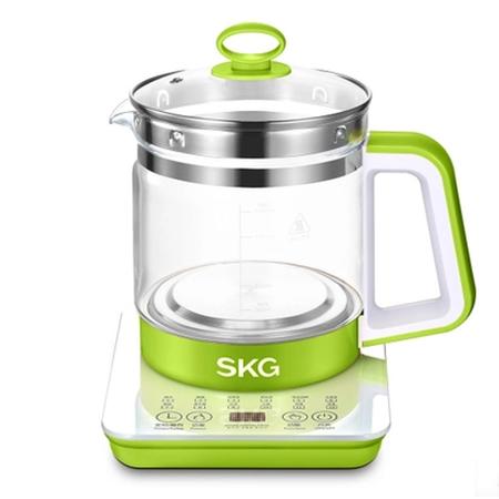 SKG 养生壶 8050 加厚玻璃花茶壶体 电煎药 中药保健壶 分体花茶煮茶 1.5L