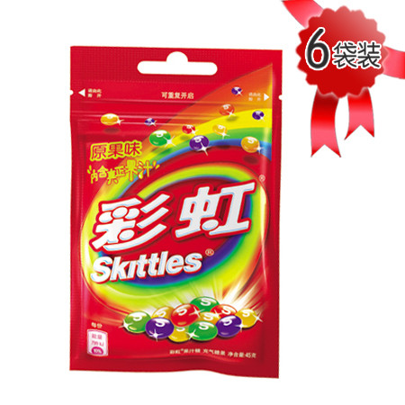 彩虹糖45G原味*6图片