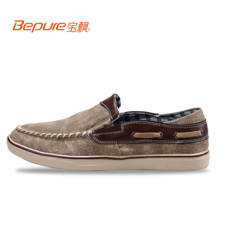 Bepure/宝飘 夏季低帮帆布休闲鞋 潮韩版英伦时尚板鞋 B-117图片