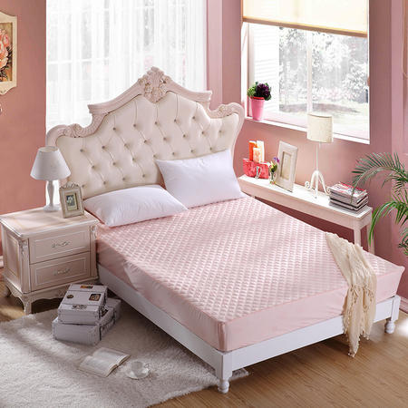 Cozzy蔻姿 四季床护垫薄榻榻米床垫床褥学生1.5米1.8m床粉色床罩
