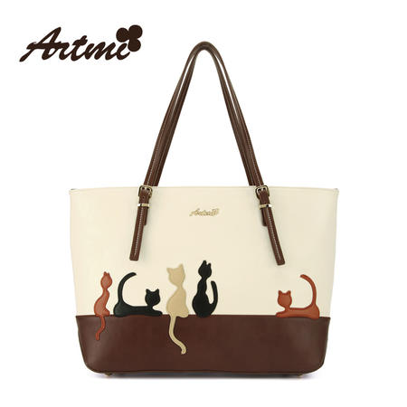 Artmi新款包包 猫咪潮流时尚单肩包阿特密甜美女包大包夏APD0286图片