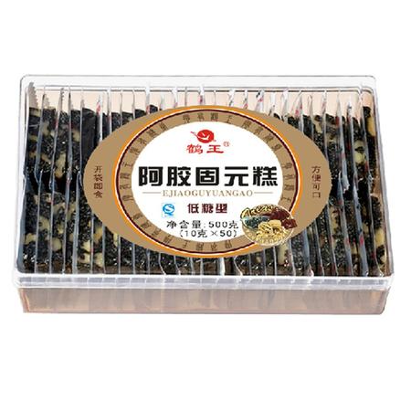 鹤王阿胶固元糕低糖型500g