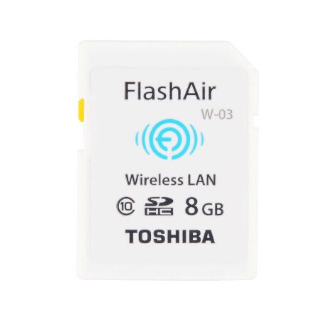 东芝/TOSHIBA 8G FlashAir 第三代无线局域网嵌入式SDHC存储卡 Class10图片