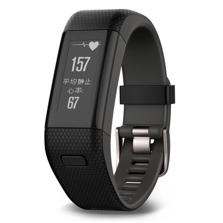 佳明/Garmin vivosmart HR+ 黑色GPS智能手环图片