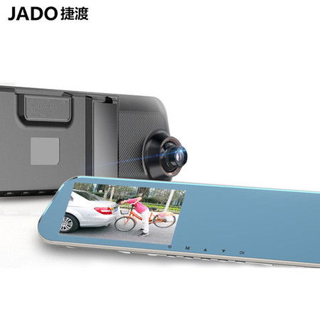  捷渡 /JADO D630 后视镜行车记录仪 前后双录带16G图片