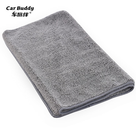 车旅伴 双面材质洗车毛巾珊瑚绒+超细纤维擦 40*30cm 一条装 HQ-QX053