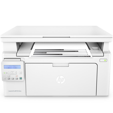 惠普（HP）LaserJet Pro MFP M132nw激光多功能一体机（打印、复印、扫描）M12