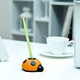 ARTIART台湾Artiart创意可爱瓢虫吸盘式笔插 办公室笔筒摆件牙刷架 橙色 CUTE007L