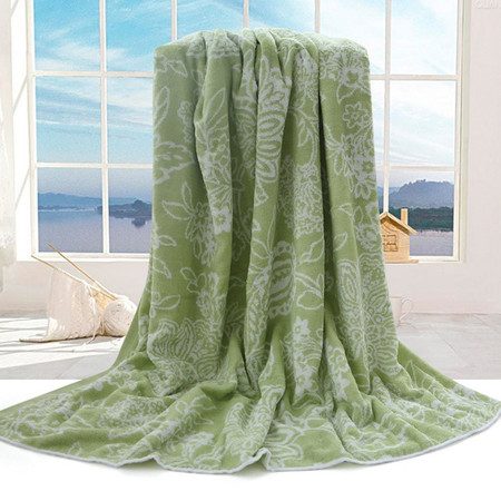 lifeco 兰亭序毛巾被 LC-1615M-1 绿色图片