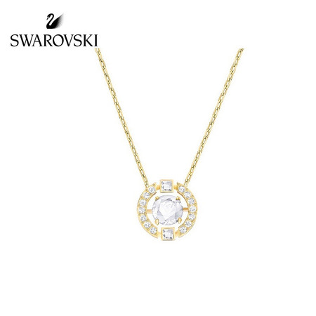 施华洛世奇（Swarovski）跳动的心仿水晶项链 镀金色 5284186